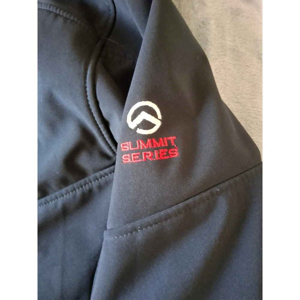 The North Face Summit Series Softshell Jacket Mens XXL Black Full Zip Coat
